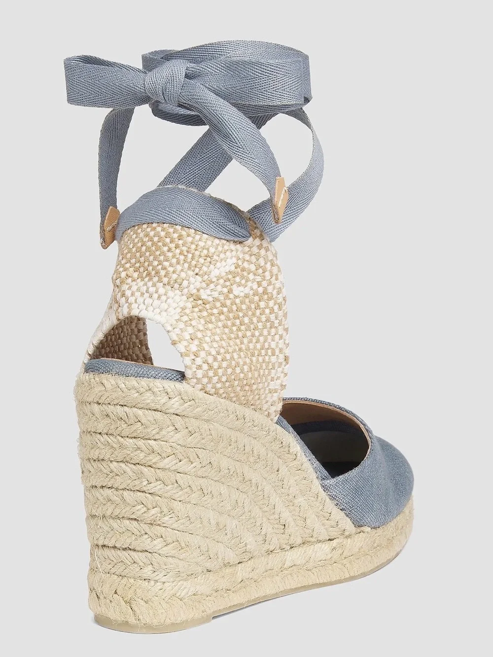 Carina Cotton Canvas Espadrilles 3” heel size 6.5